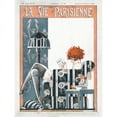 thumbnail image 1 of Vintage French Fashion La Vie Parisienne My Love Red Head Magazine Cover Unframed Wall Art Print Poster Home Decor, 1 of 4