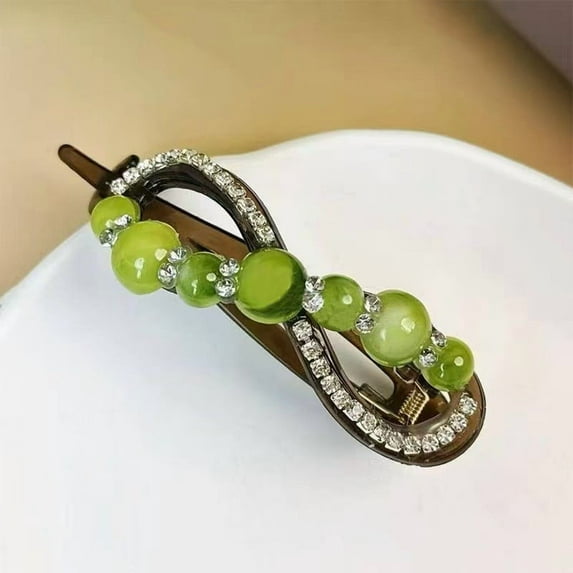 Vintage French Hair Pins Women Barrette Bobby Pins, Beads Clips No Head Back of the Head Hair Clips, Strong Durable Pins for Fine, Thick & Long Hair, Styling Accessories