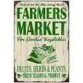 thumbnail image 1 of Vintage Fresh Cut Flowers Metal Sign Flower Market for Garden Farmhouse Country Wall Plaque Decor 8x12 Inch., 1 of 5