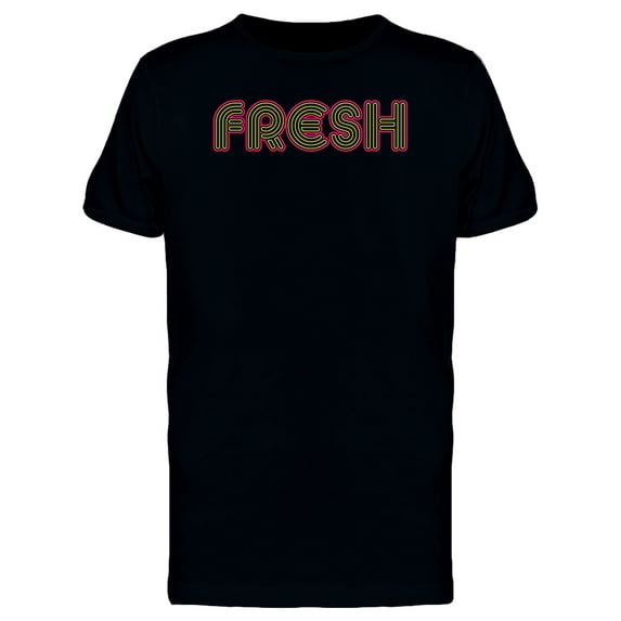 Vintage Fresh Logo Men's Black T-shirt