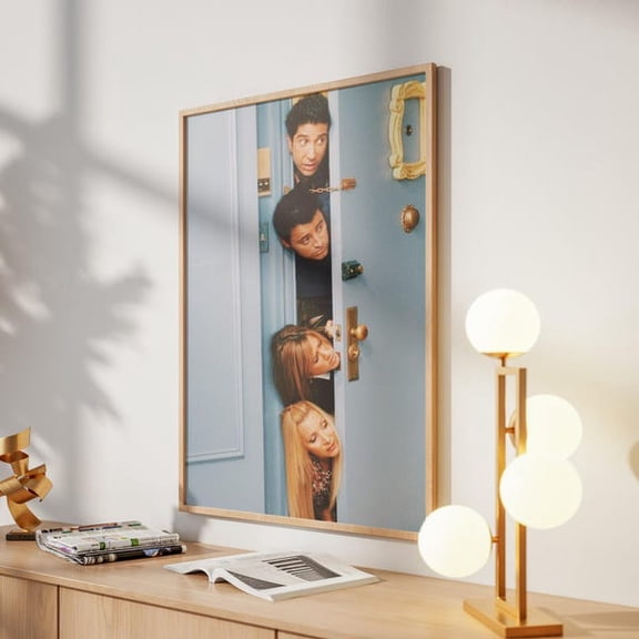 Vintage Friends Movie Poster Retro, Wall Art 1994 Series Movie Friends Home Decor, Print Art For Fans, Room Decor Art- Wall Art Print, 8x12 UNFRAMED