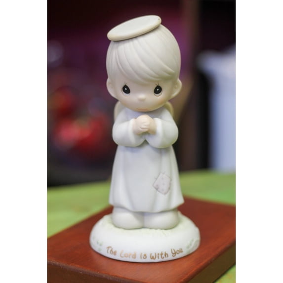 Vintage Frills Precious Moments - the Lord is with You - Porcelain Figurines