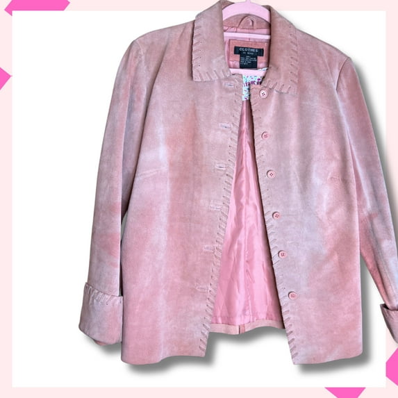 Vintage Frills Y2k Real Leather Suede Jacket