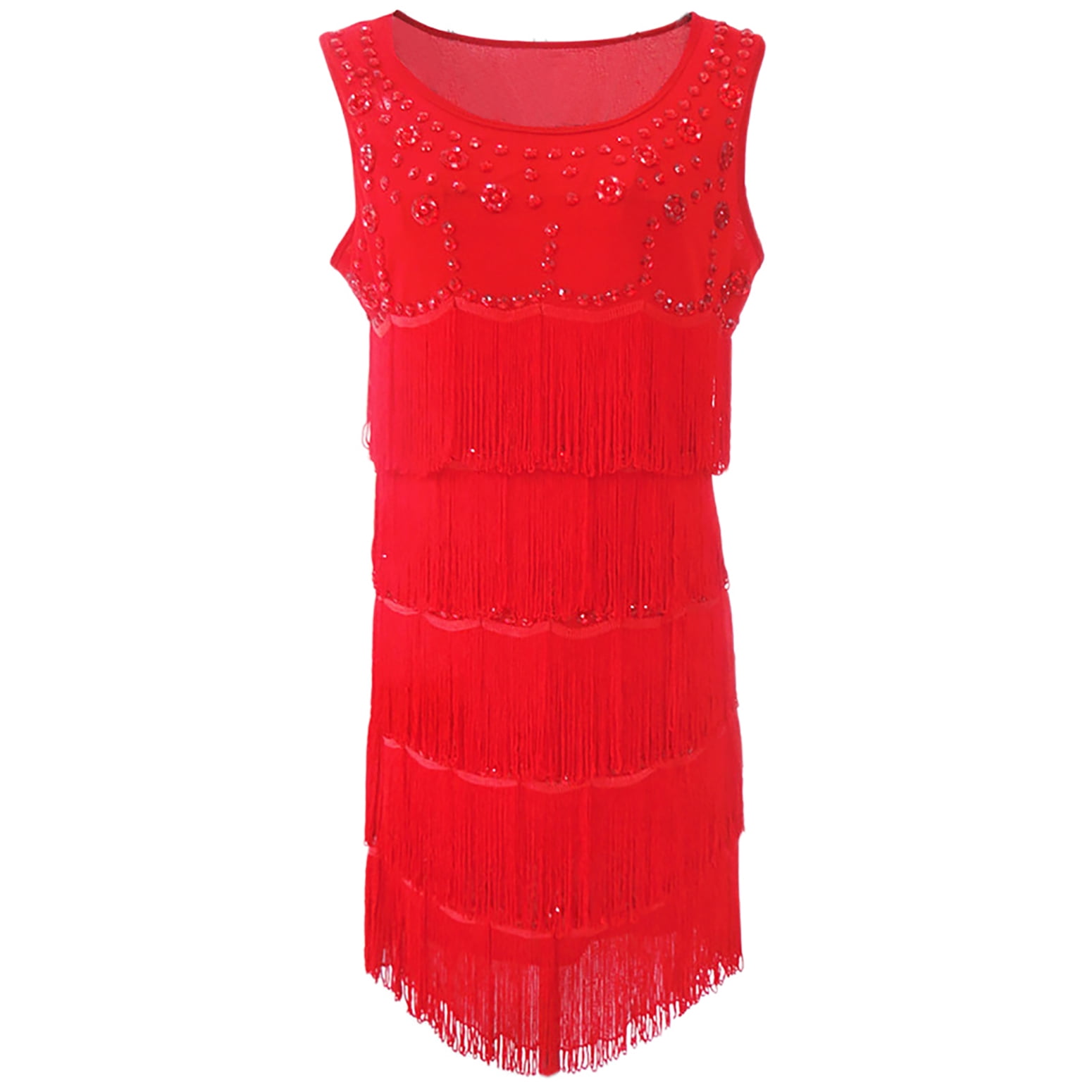 Vintage Fringe Roaring 1920 20s Great Gatsby Flapper Prom Dresses Clothes  Women