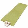 thumbnail image 1 of Vintage Fruit Green Large Area Rugs for Bedroom Living Room, Soft Non Slip Carpet Bedside Rug, Farmhouse Retro Solid Color Linen Texture Rectangular Floor Cover Kitchen Accent Rug 2'x6' for Office, 1 of 9
