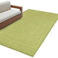 thumbnail image 1 of Vintage Fruit Green Large Area Rugs for Bedroom Living Room, Soft Non Slip Carpet Bedside Rug, Farmhouse Retro Solid Color Linen Texture Rectangular Floor Cover Kitchen Accent Rug 2.7'x5' for Office, 1 of 9