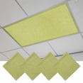 thumbnail image 1 of Vintage Fruit Green Magnetic Fluorescent Light Covers for Ceiling Lights 2x4Ft,Farmhouse Retro Solid Color Linen Texture Office Classroom Kitchen Drop Ceiling Light Covers Filters Shade Panel 4Packs, 1 of 9