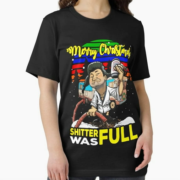 Vintage Full Meter Christmas Parody Retro Holiday Graphic Unisex T-Shirt, up to size 5XL