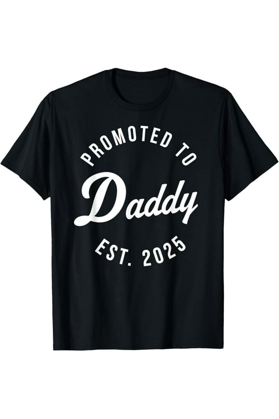 Vintage Funny 1st Time Dad EST 2025 New Dad New First Fathers Day T-Shirt S-5XL - Trending Birrthday Tee Gifts Vintage Tee -Birthday Gifts