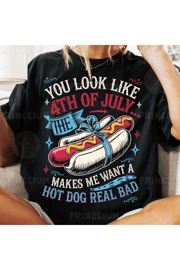 Vintage Funny 4Th Of July Hot Dog, Patriotic Quote, Summer Bbq, Independence Dayclipart - Perfect Gifts For Everyone