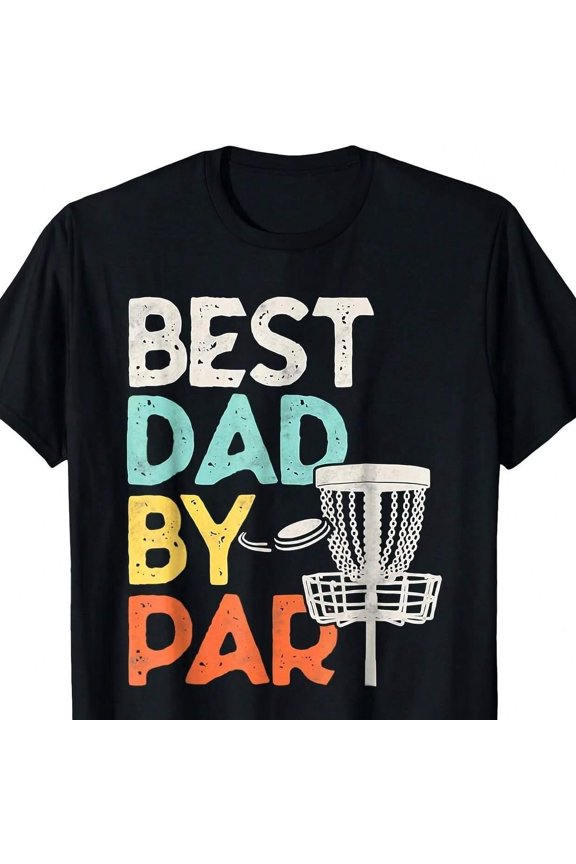 Vintage Funny Best Dad By Par Disk Go Dad T-S1Hirt