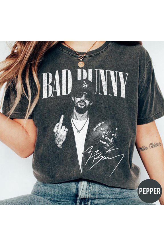 Vintage Funny Bunny Sports Shirt - Boricua Pride Graphic Tee - Comfort Colors - Soft and Comfortable Wear