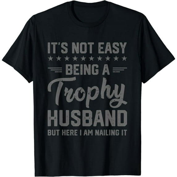 Vintage Funny Wedding Anniversary Design For Husband Mens T-Shirt