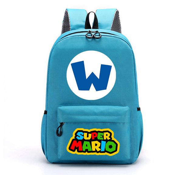 Vintage Game Character Polyester Backpack - Large Capacity Retro Cartoon Bookbag with Padded Straps - Casual Travel Daypack for College, Commuting, Work & Daily Use