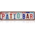 thumbnail image 1 of Vintage Game Room Metal Tin Signs Street Signs Man cave Home Wall Decor 16 x 4 Inches For Bar Wall Decor Chicken Coop Coffee Bar Billiards Bathroom Wooden sign, 1 of 5