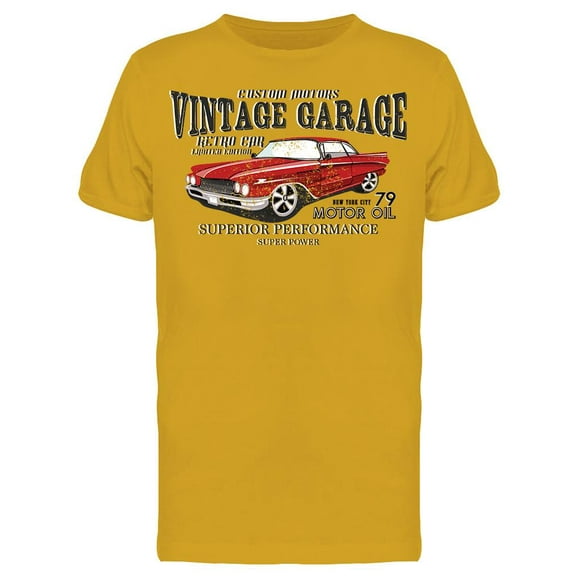Vintage Garage '79 Classic Car T-Shirt Men -Image by Shutterstock, Male x-Large