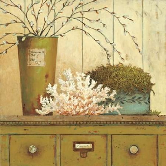 Vintage Garden 1 Canvas Art - Arnie Fisk (24 x 24)