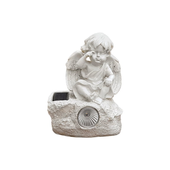 Vintage Garden Sculpture Resin Ornament, Decorative Courtyard Landscape Statuary, Waterproof & Durable Craftsmanship, Versatile Indoor & Outdoor Décor