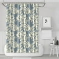 thumbnail image 1 of Vintage Garden Shower Curtain - Antique Floral and Butterfly Arrangement, 72x72 Inches, 1 of 5