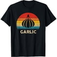 thumbnail image 1 of Vintage Garlic Retro Silhouette T-Shirt, 1 of 4