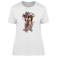 thumbnail image 1 of Vintage Geisha Girl With Cat T-Shirt Women -Image by Shutterstock, Female Large, 1 of 2