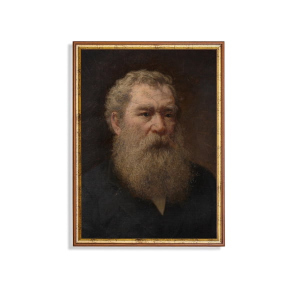 Vintage Gentleman Portrait Moody Antique Man Poster Unframed Paper Print