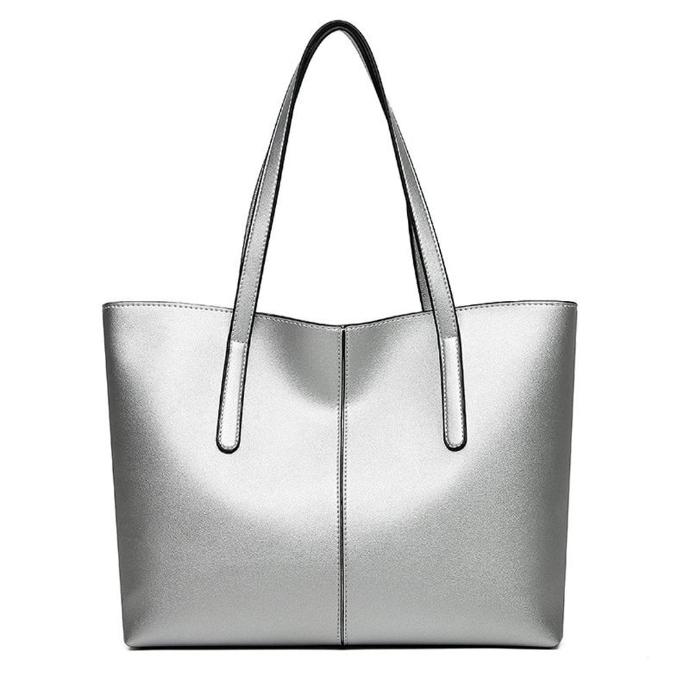 S-ZONE Women's Vintage Genuine Leather Tote Bag - Large Shoulder Purse With Laptop Sleeve & Luggage Strap, Crazy Horse Leather - View #2