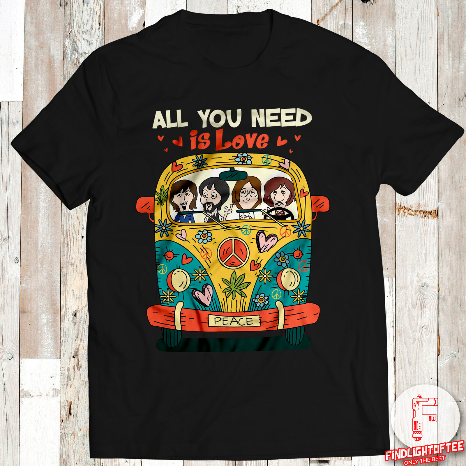 Vintage Harrison T shirt The Beatles, John Lennon, Paul