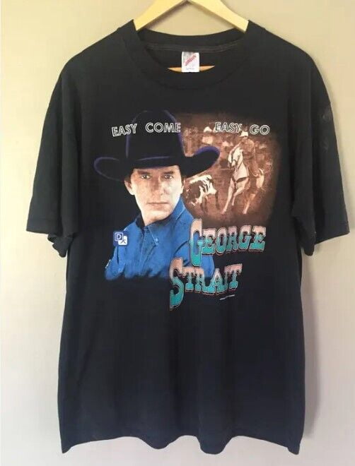 Vintage Strait Easy Come Easy Go Promo Country Music Shirts