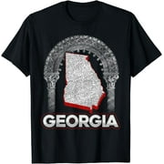 Vintage Georgia Pride Home State GA T-Shirt Georgia Peach T-Shirt