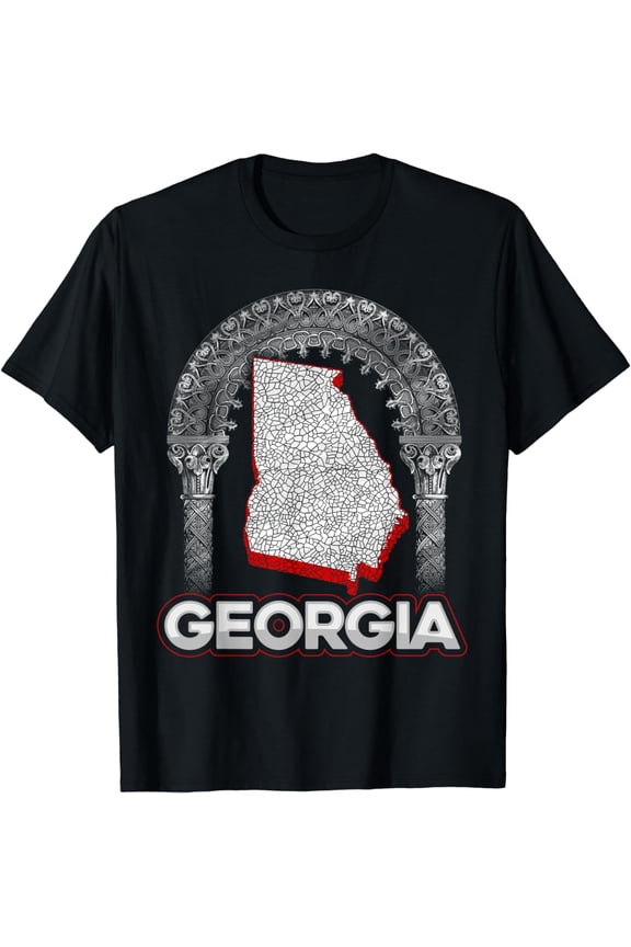 Vintage Georgia Pride Home State GA T-Shirt Georgia Peach T-Shirt