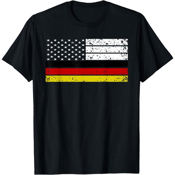 Vintage German American Flag Germany USA T-Shirt