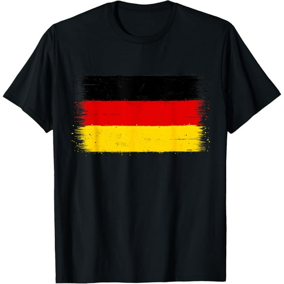 Vintage Germany Flag on German Unity Day for Proud German T-Shirt