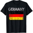 thumbnail image 1 of Vintage Germany German Flag Pride Gift T-Shirt, 1 of 4
