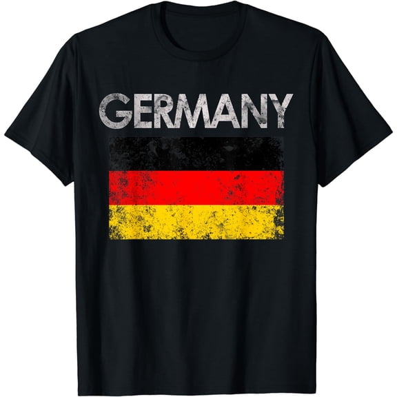 Vintage Germany German Flag Pride Gift T-Shirt