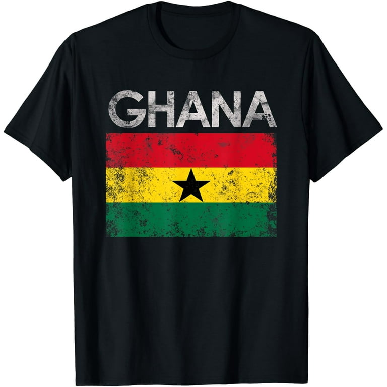 Vintage Ghana Ghanaian Flag Pride Gift T-Shirt Vintage Ghana Ghanaian Flag Pride Gift T-Shirt