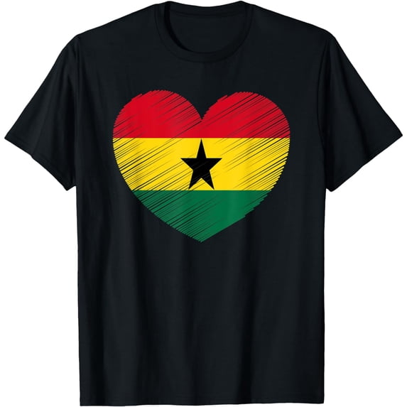 Vintage Ghana Ghanaian Flag Pride Support Ghanaian T-Shirt mens t shirt，black，women，funny，misfits，men，journey，t-shirt
