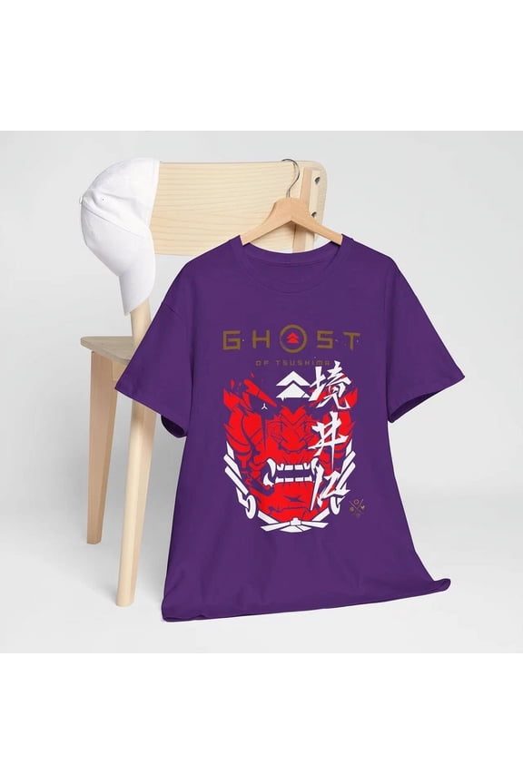Vintage Ghost Of Tsushima New T-Shirt Black,Katana,Samurai,Tsushima,Japanese,Ninja,Kanjihot Trending Birthday Gifts