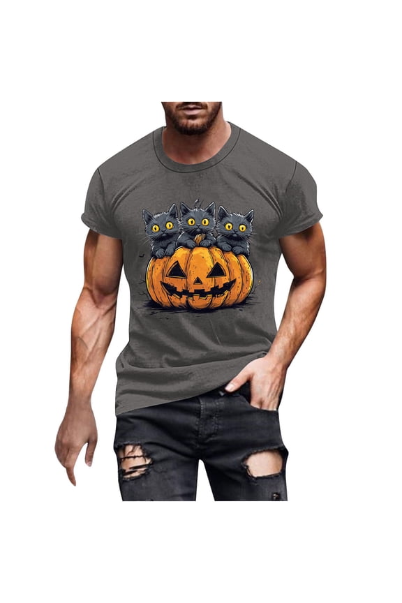 Spooky Halloween Graphic T-Shirt Funny Halloween Shirts Goth Alt Ghoul Aesthetic T-Shirt