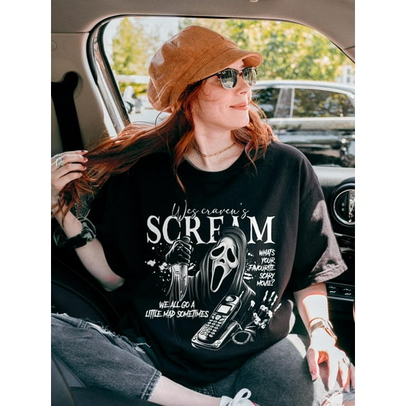 Vintage Ghostface Halloween Shirt, Scream Movie Shirt, Horror Movie Shirt, Scary Movie Shirt, Horror Movie Characters Shirt