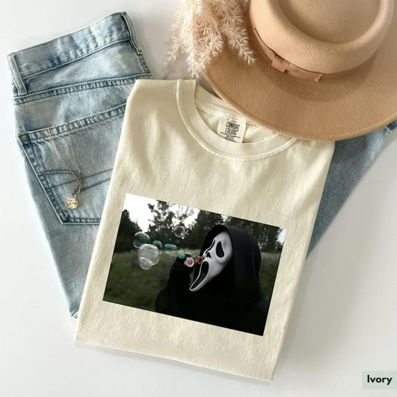 Vintage Ghostface Halloween T-Shirt, Funny Ghostface Shirt, Funny Halloween Shirt TH230611