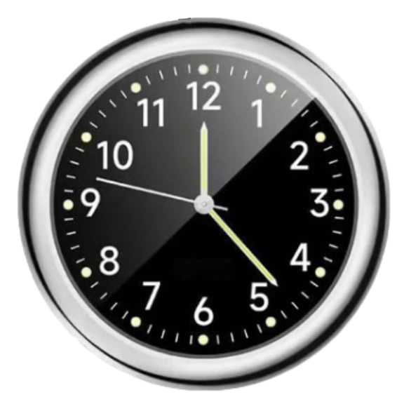 Vintage Gift-Luminous Decoration Mini Clock for Car/Motorcycle/Sewing Machine, Retro Car Vent Clock Easy-Read Luminous Quartz Watch, Luminou Decoration Mini Clock for Cars, with Air Vent Clip (6pcs)