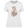 thumbnail image 1 of Vintage Girl Design T-Shirt Women -Image by Shutterstock, Female XX-Large, 1 of 2