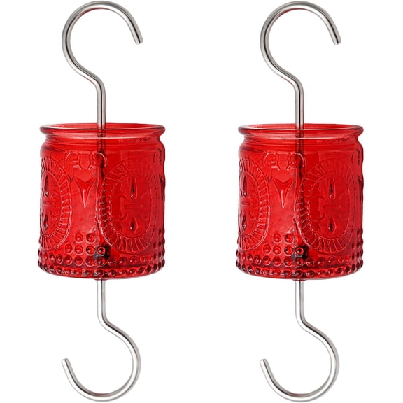 Vintage Glass Ant Moat for Hummingbird and Oriole Feeders Large Capacity Guard for Nectar Feeders