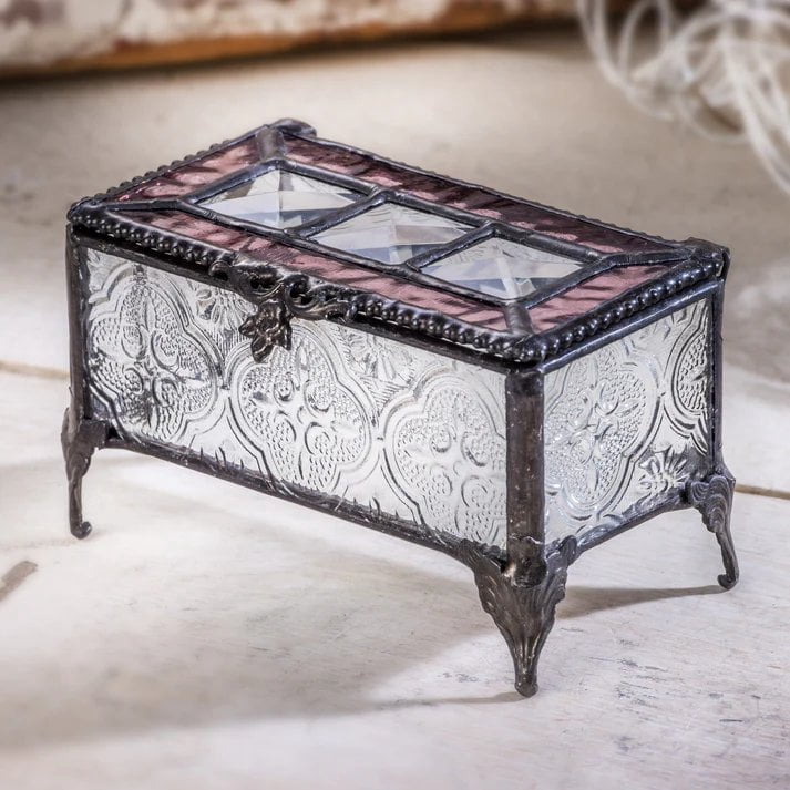 Antique Glass Box