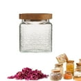 thumbnail image 1 of Vintage Glass Storage Jar with Wooden Lid - 23.7oz Airtight Food Canister for Coffee, Sugar & Spices | Decorative Kitchen Countertop Container with Silicone Seal Clearance, 1 of 9