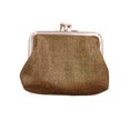 thumbnail image 1 of Vintage Glitter Mini Coin Purse,Portable Kiss Lock Closure Change Pouch,Double-layer Coin Wallet for Cards,Jewelry,Cash,Keys, 1 of 8