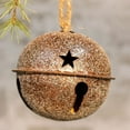 thumbnail image 1 of Vintage Glitter Rusty Bell Ornament 3.5", 1 of 1