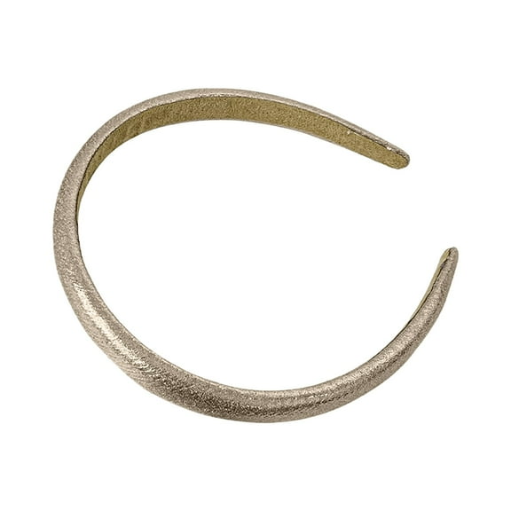 Vintage Glittery Elegant Metal Hairband, Metallic Shine Decorative Headband for Weddings Parties Daily Hairstyles