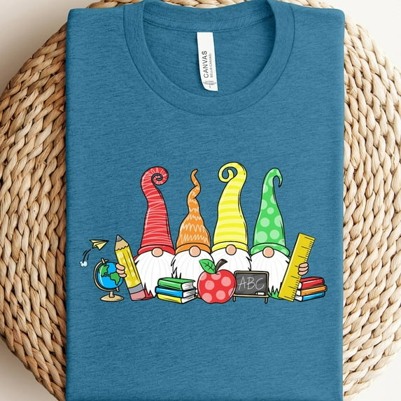 Vintage Gnomies Back To School, Abc School, Gnomies School, First Day Of School, Back To School, Back To School Gift - Perfect Gifts For Everyone